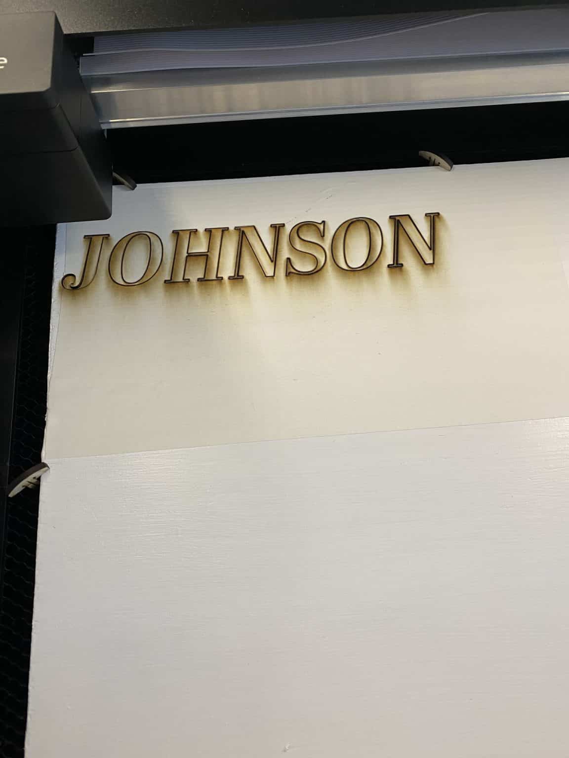 Glowforge Project Tutorial: Custom Front Door Sign - MyPlaceIsHome.com