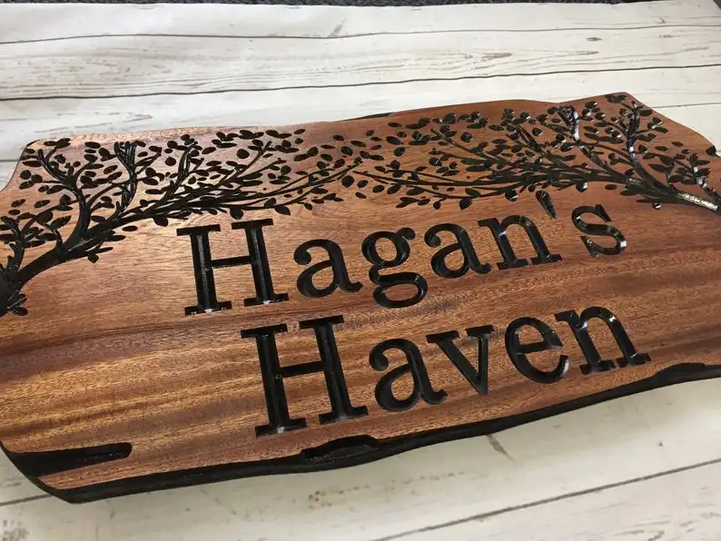 Custom Outdoor Wooden Signs Personalized – Etsy